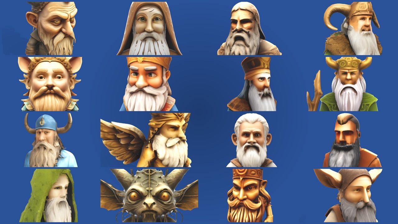 Media 1 for listing Dwarven Guardians Collection: Epic Fantasy Dwarf Characters