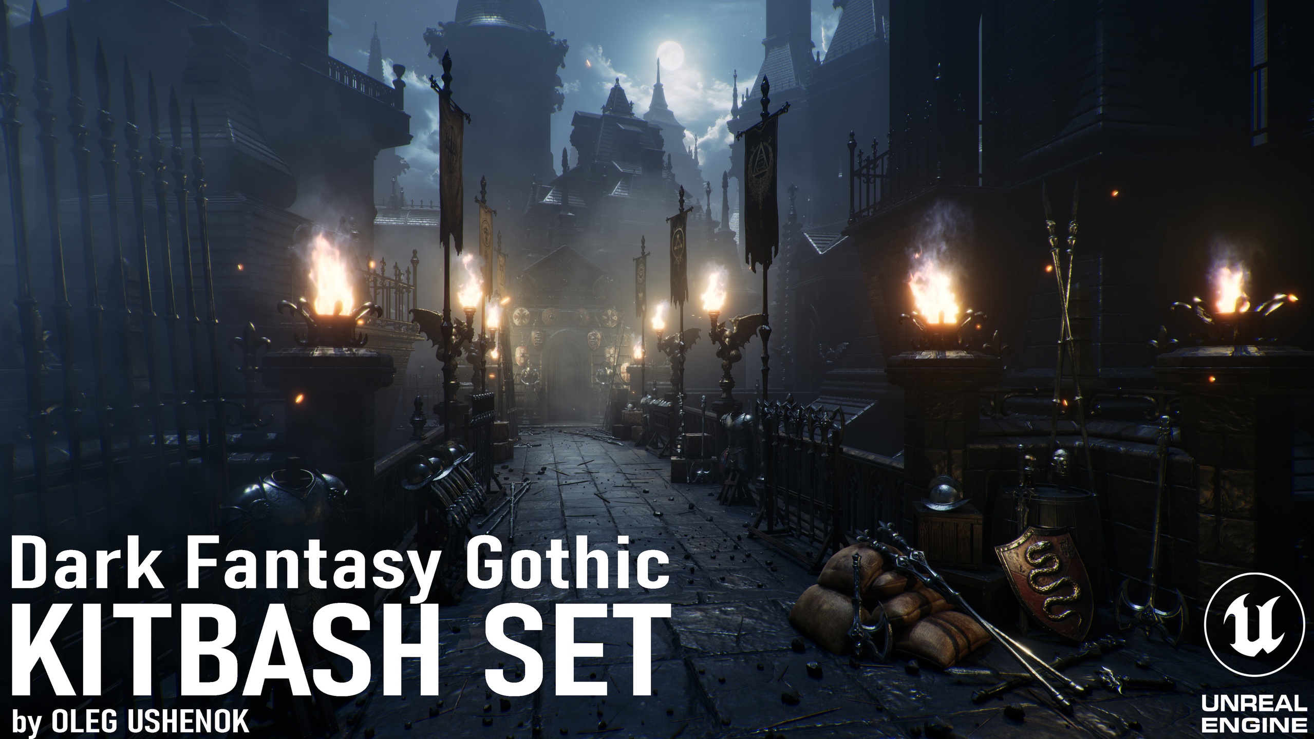 出品Dark Fantasy Gothic Environment Kitbashのメディア1