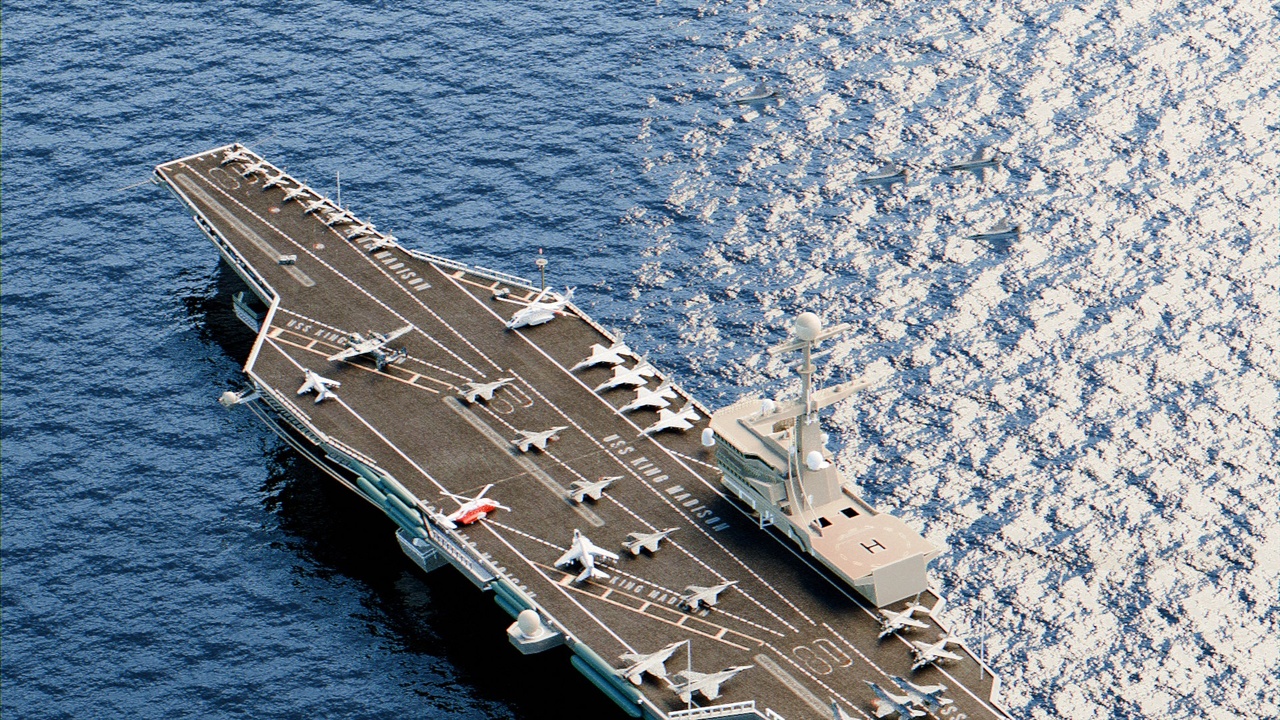 Media 1 for listing USS King Madison - Modern Aircraft Carrier