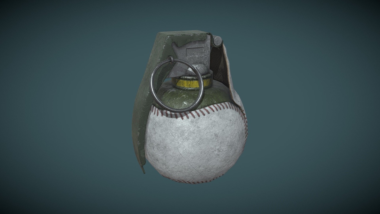 Media 1 for listing Baseball Grenade