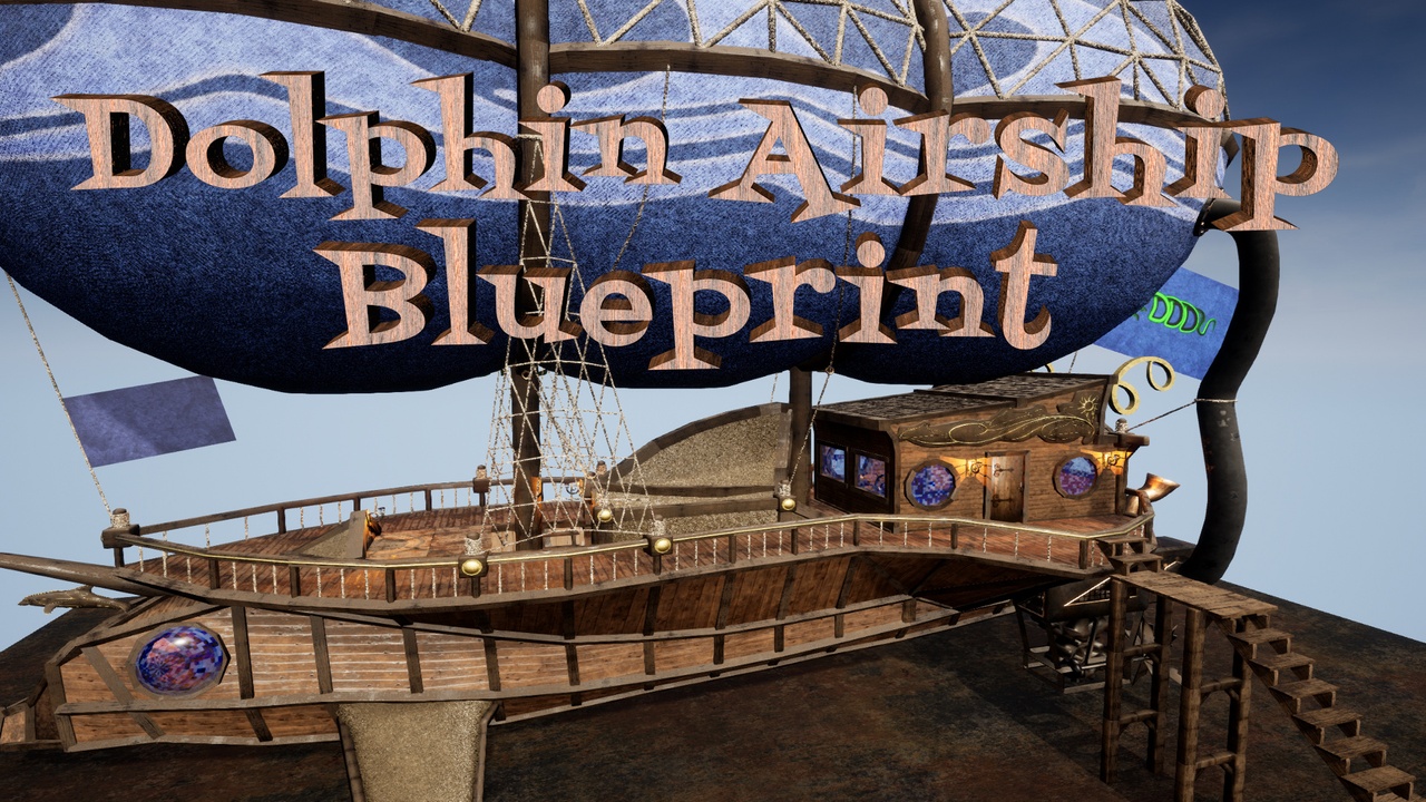 Media 1 for listing Dolphin Airship Blueprint
