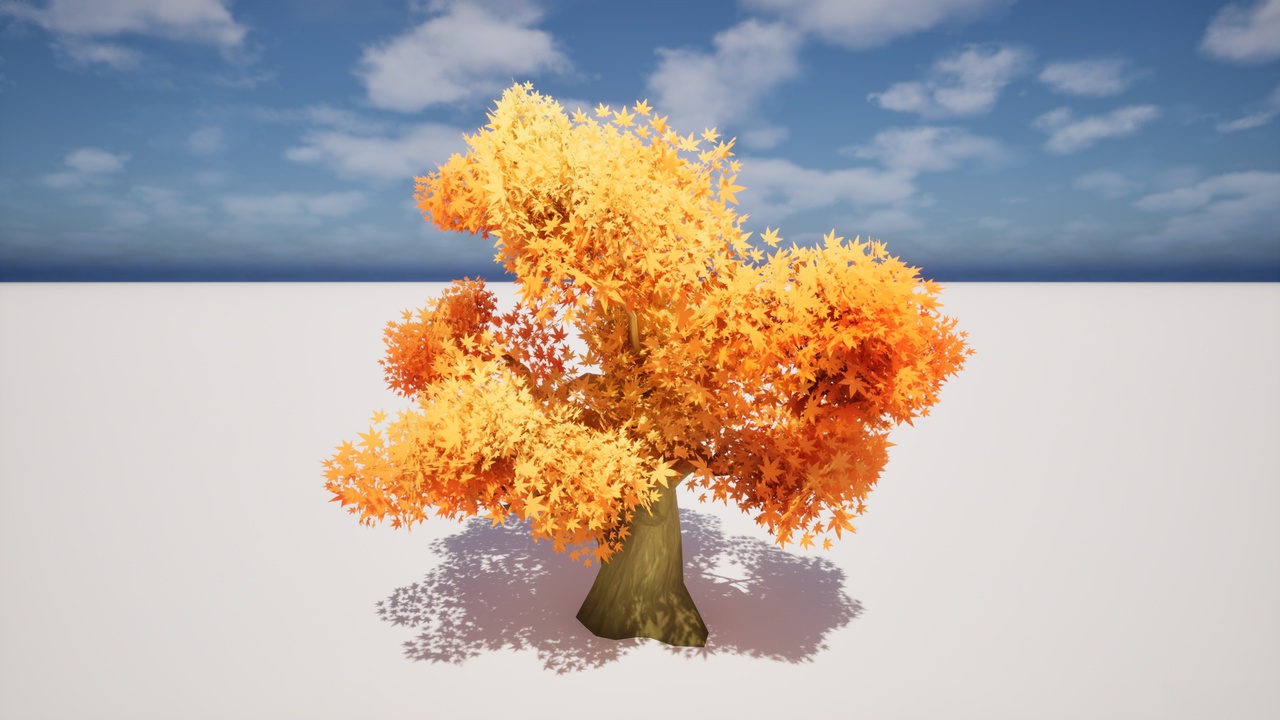 Media 1 for listing Stylized Maple Tree | Game-Ready UE5 Foliage Asset