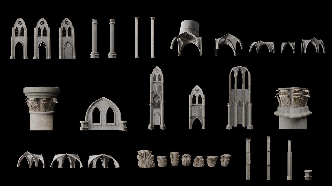 Media 1 for listing Gothic Modular Kit