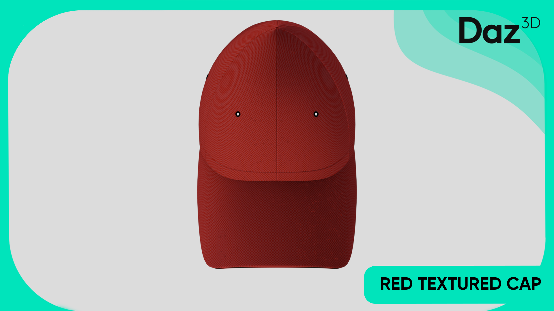 Textured Cap Red Textured Cap | Fab