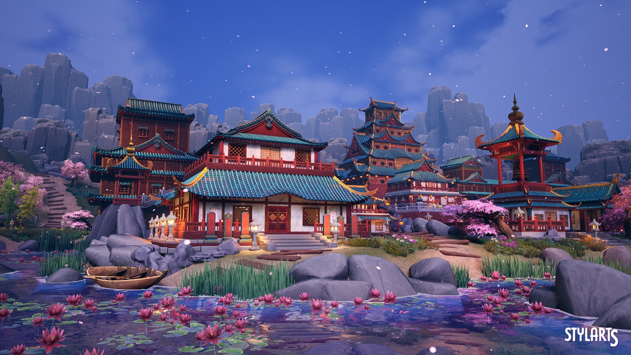 Media 1 for listing Stylized Chinese Temple