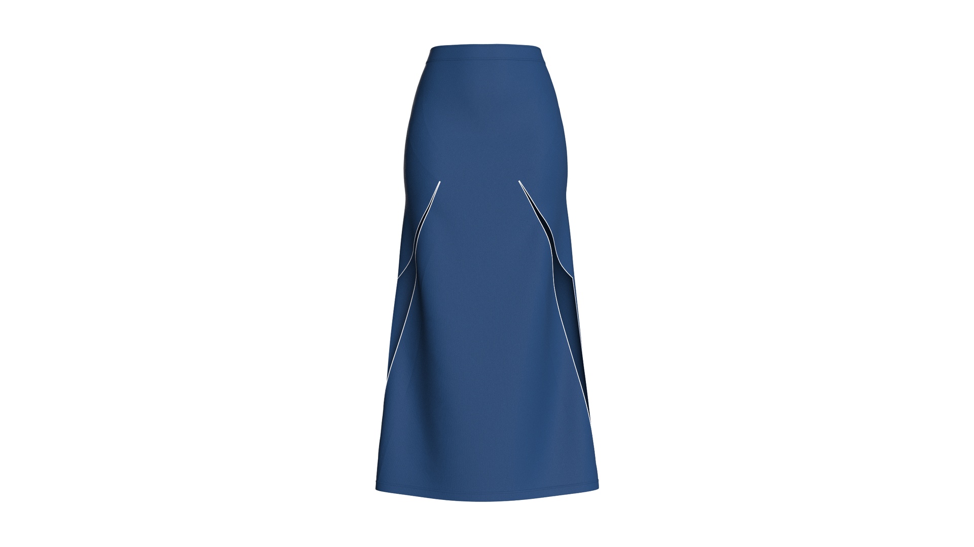 Media 1 for listing Girls Dual Slit A-Line Maxi Skirt | High Poly