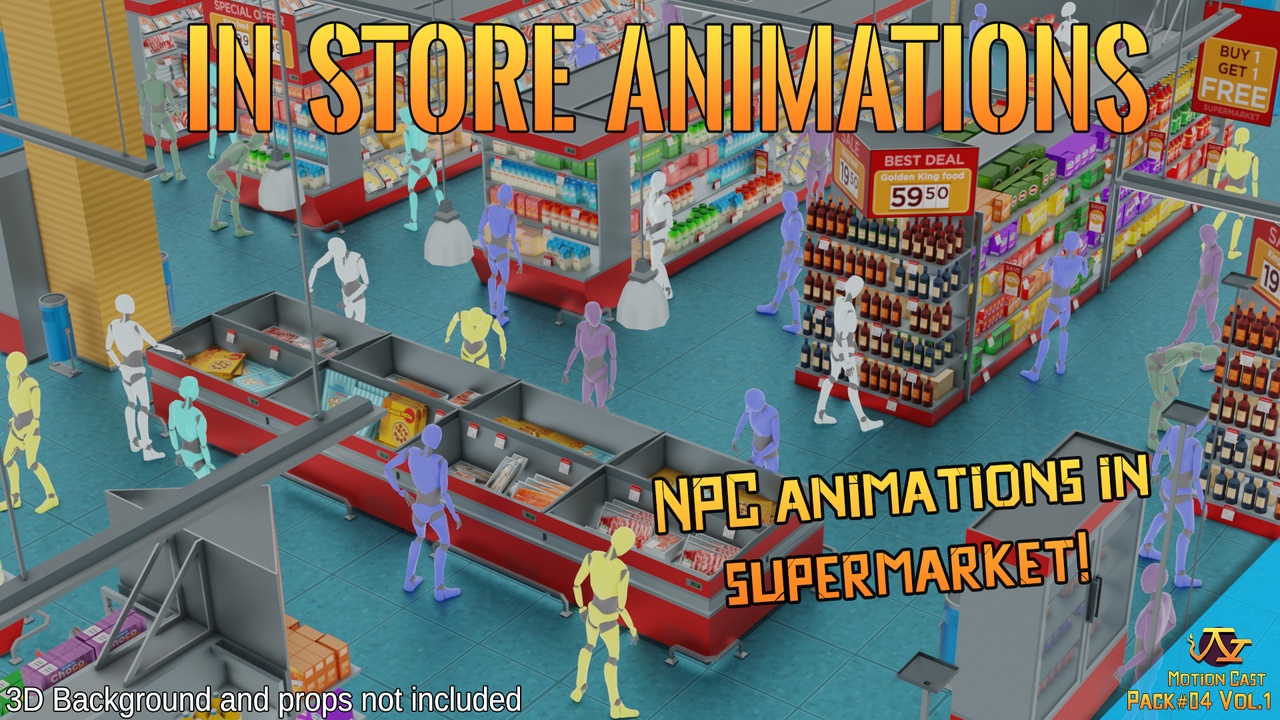 Media 1 for listing In store animations (Motion Cast#04 Vol.1)