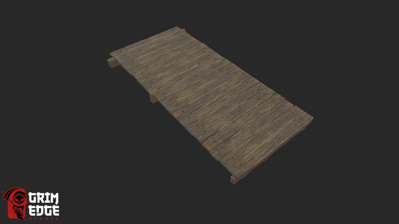 Media 1 for listing Medieval Food Stall Wooden Platform