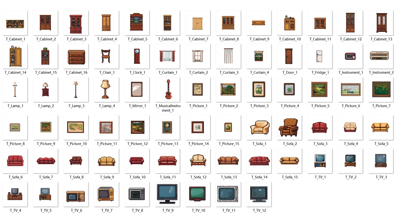 Media 1 for listing 2D Pixel Furniture 3