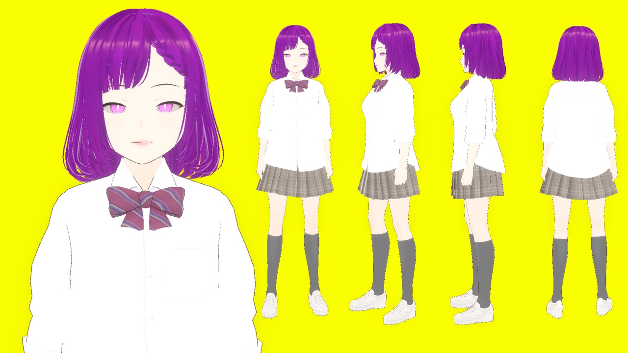 Media 1 for listing School Girl Aki - Character Pack