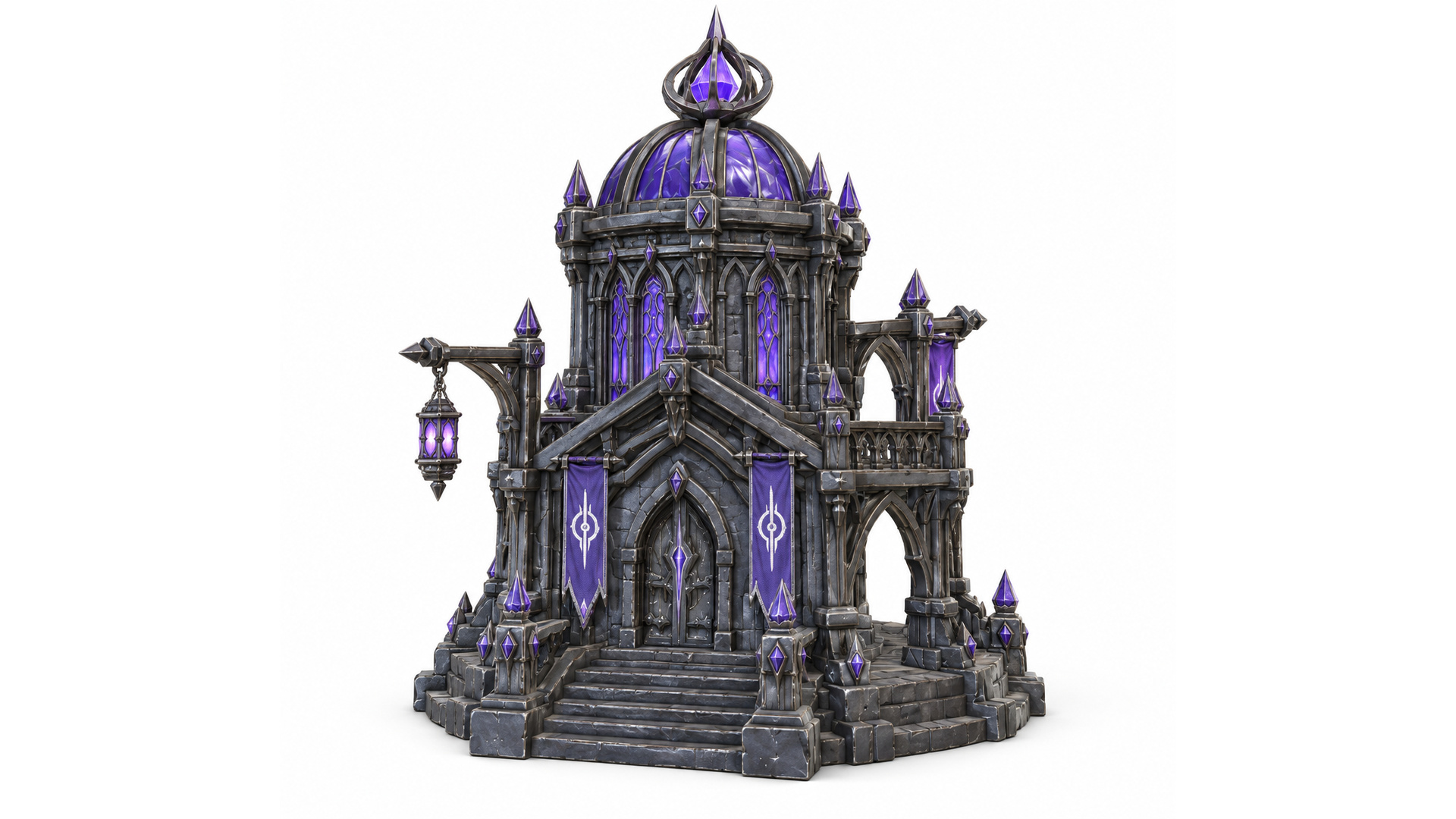 Fantasy Arcane Gothic Crystal Sanctum preview on Fab