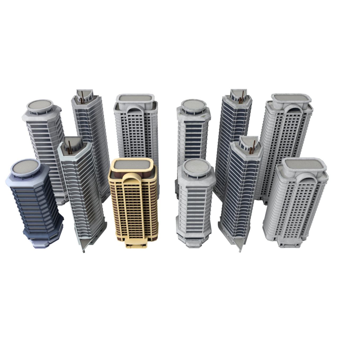 Media 1 for listing City Buildings – Modular Urban Architecture Pack