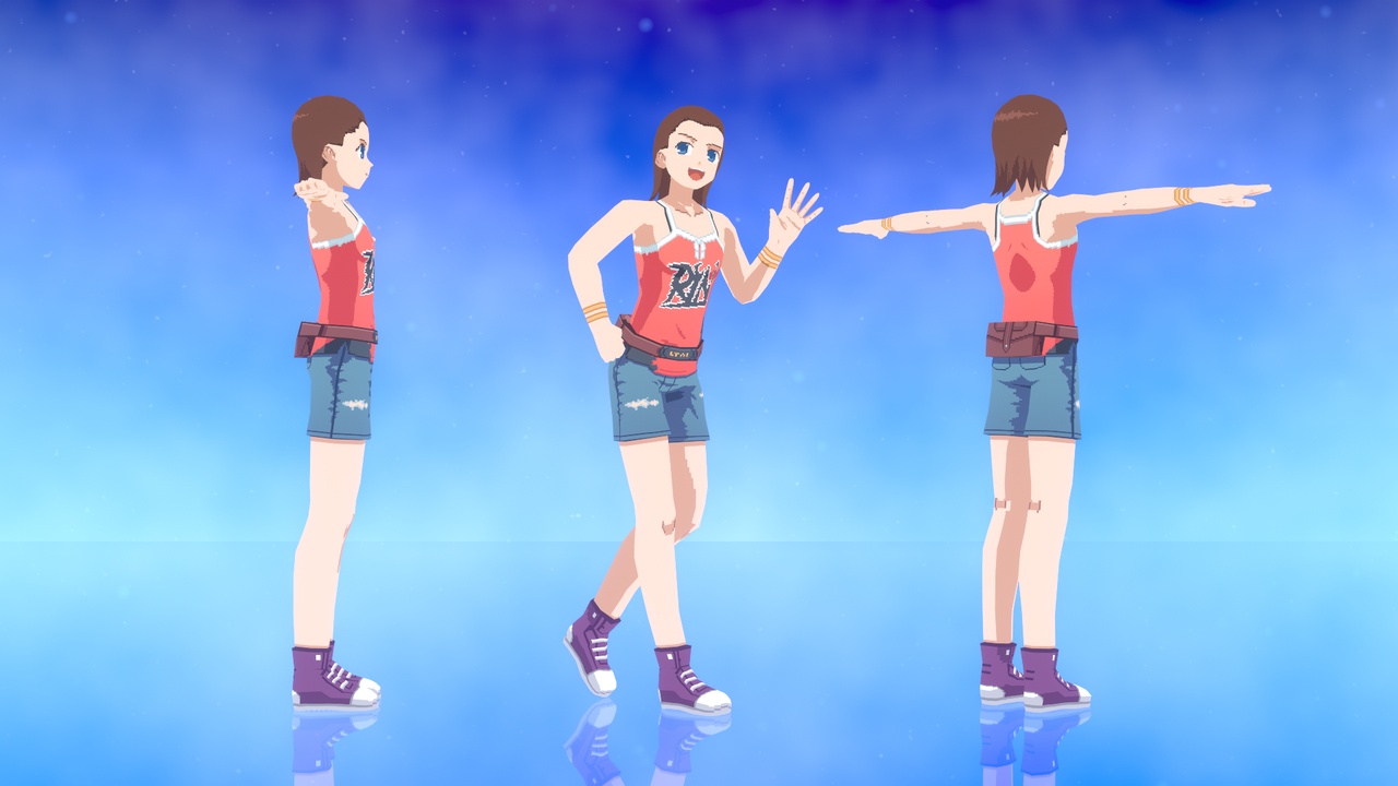 Media 1 for listing Character Anime Lowpoly - Marlene