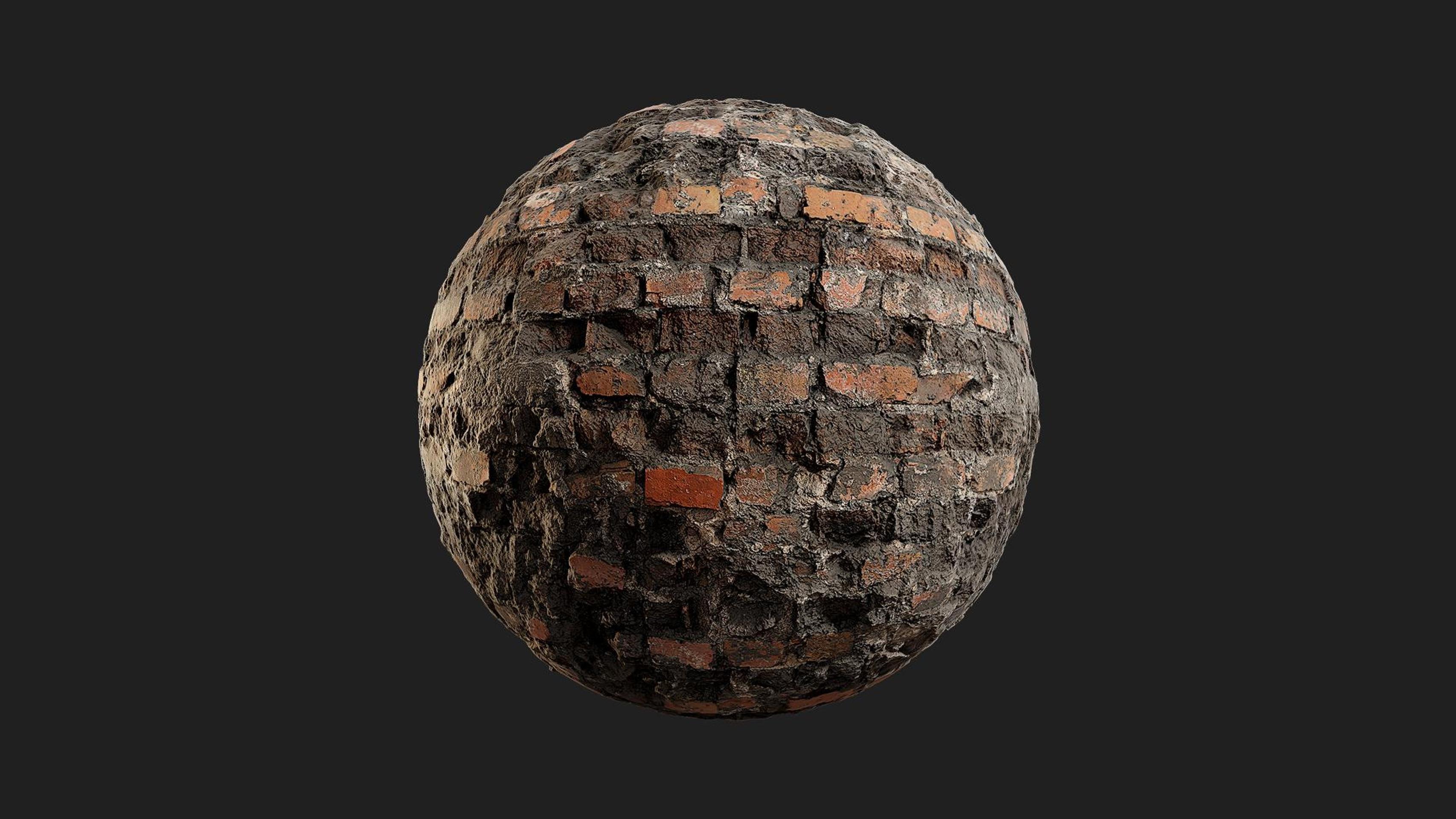 Damaged Brick Wall | Fab