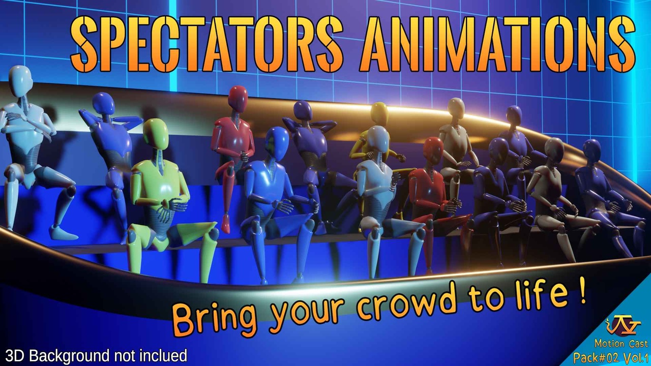 Media 1 for listing Spectators animations (Motion Cast#02 Vol.1)
