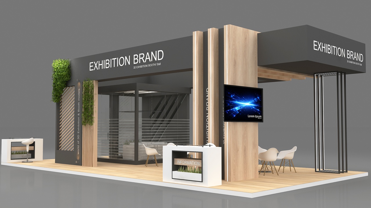 Media 1 for listing 3D Exhibition Booth Model
