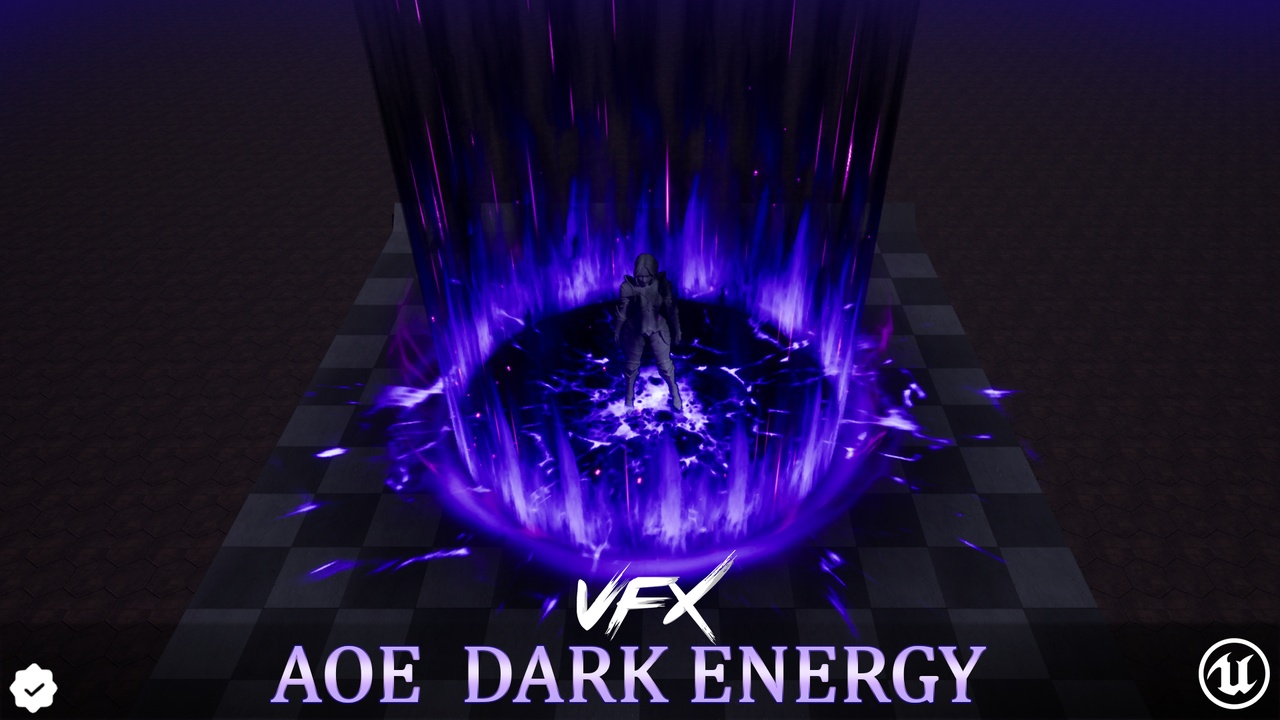 Media 1 for listing AOE Ground Dark Energy VFX