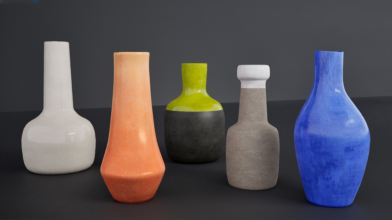 Media 1 for listing Designer Vases Pack