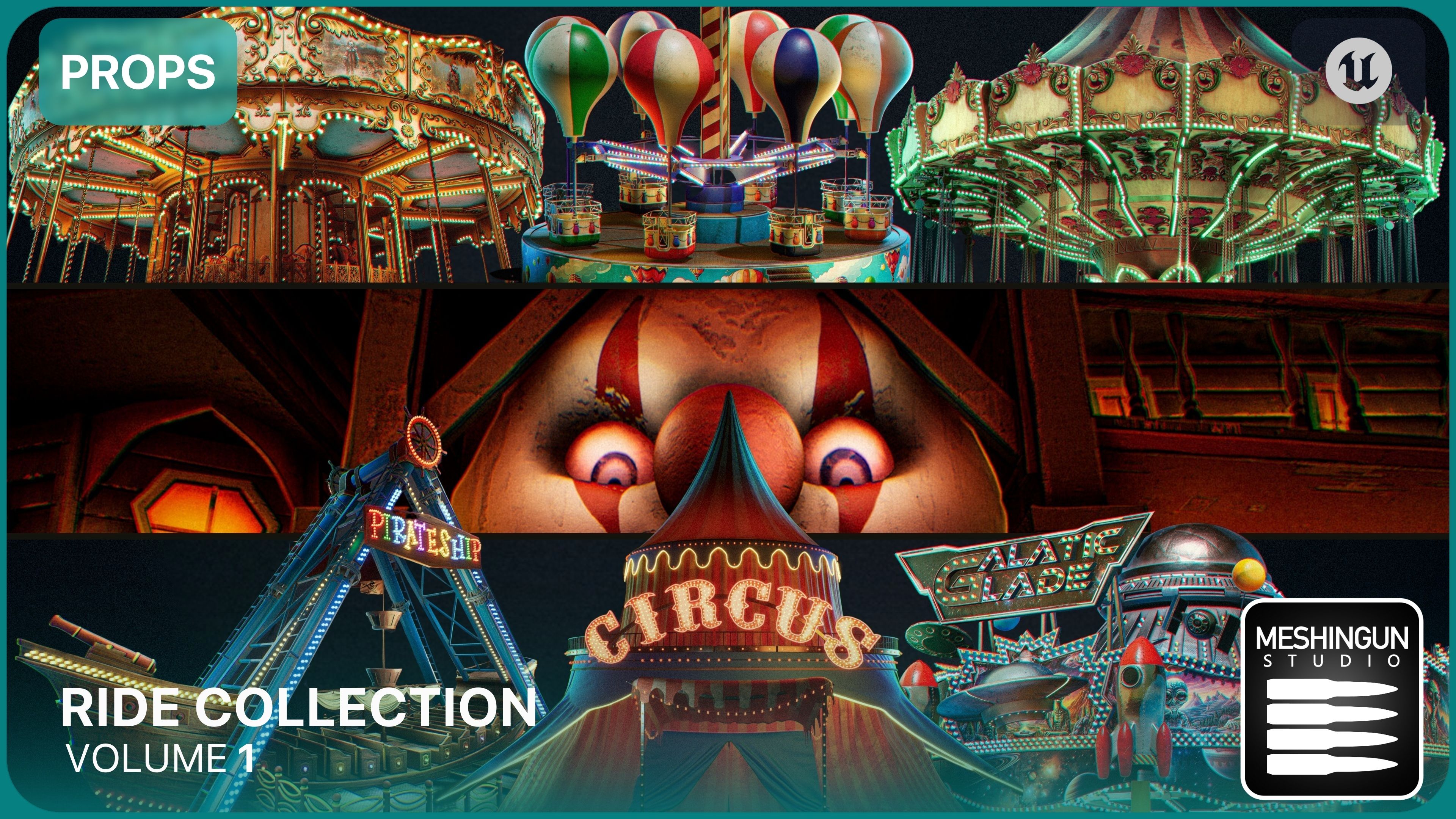 Theme Park Ride Collection - Volume 1 | Fab