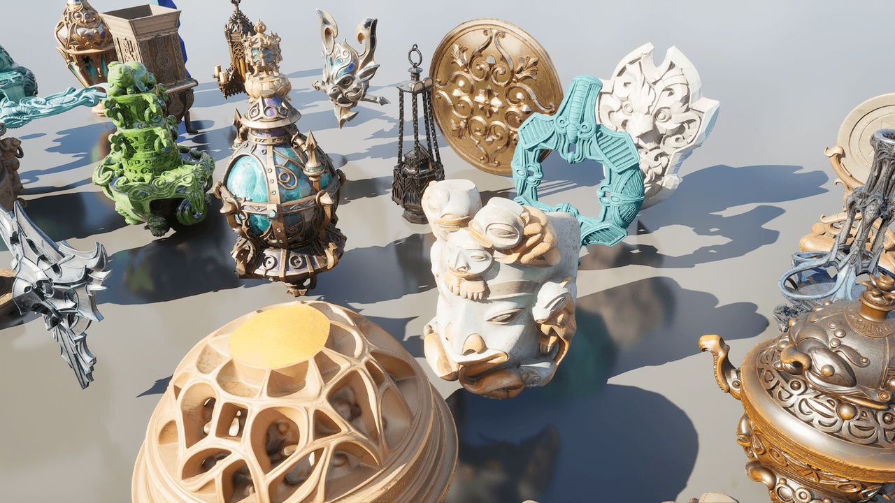 Media 1 for listing Medieval Fantasy Objects Pack 1 (25 AI Pieces)