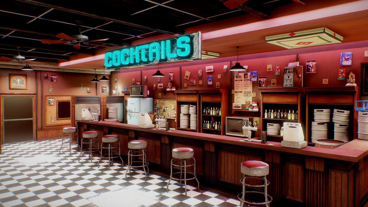 Media 1 for listing Metaverse Night Bar - VR AR Ready
