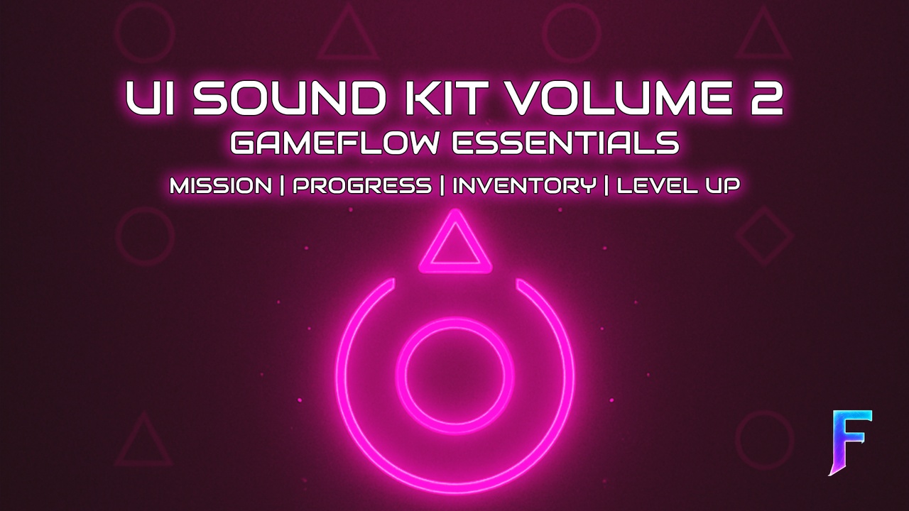 Media 1 for listing Frostune UI Sound Kit Vol. 2 - Gameplay Flow Essentials