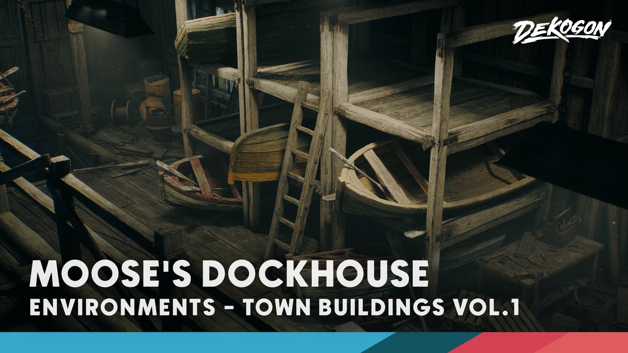 商品 Town Buildings VOL.1 - Moose's Dockhouse 的媒体 1
