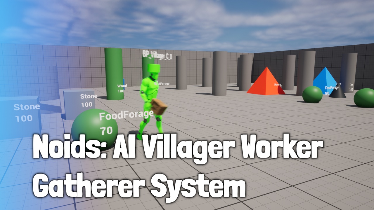 Media 1 for listing Noids: AI Villager Worker Gatherer System