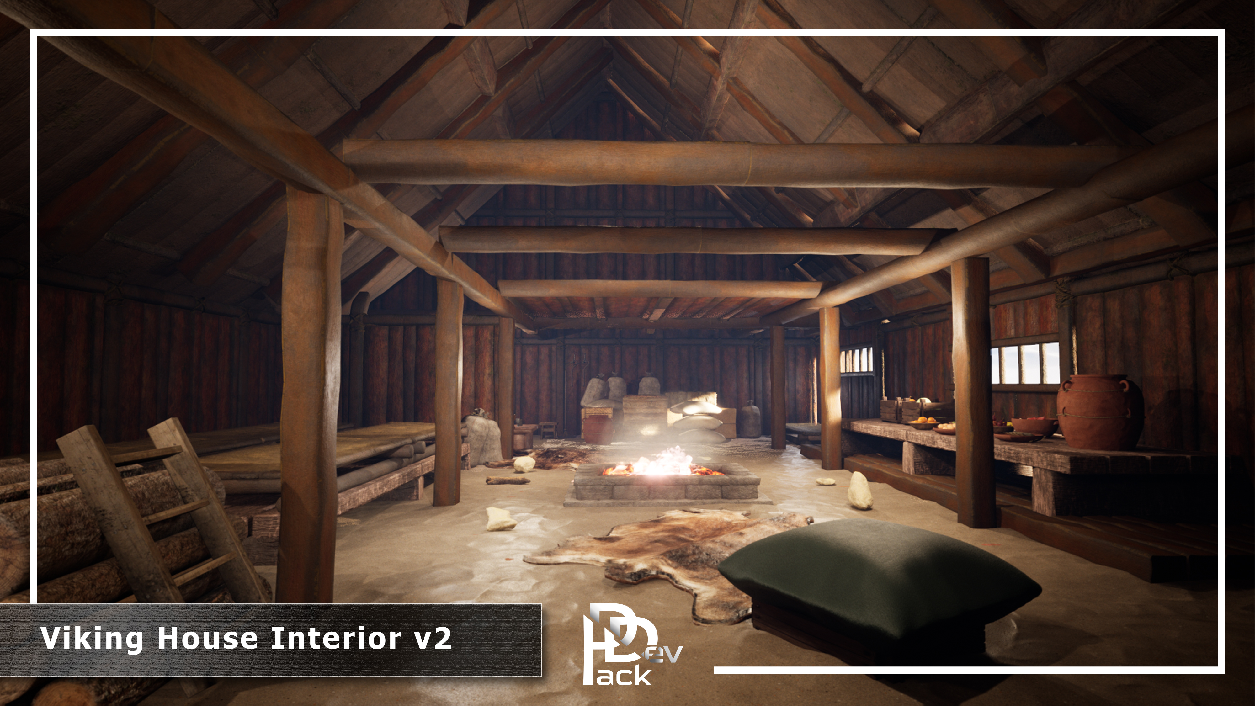 Viking House Interior v2 / 73 Assets | Fab