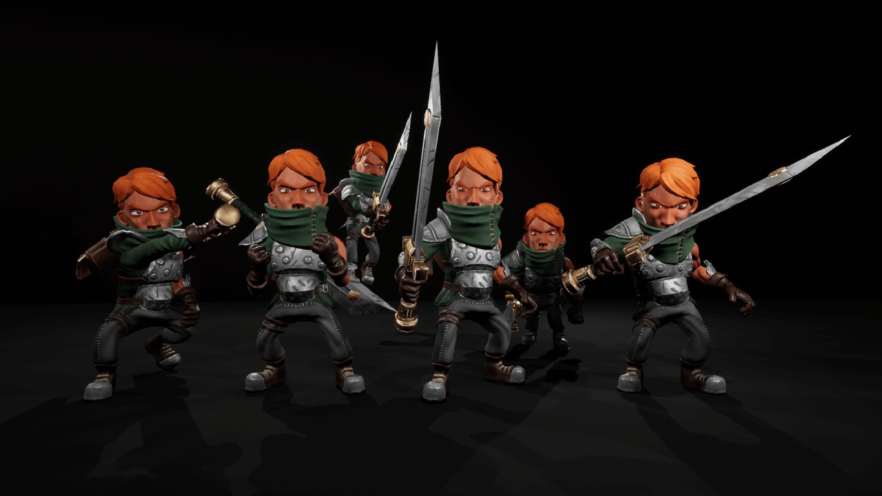 Media 1 for listing Animated Stylized Swordsman