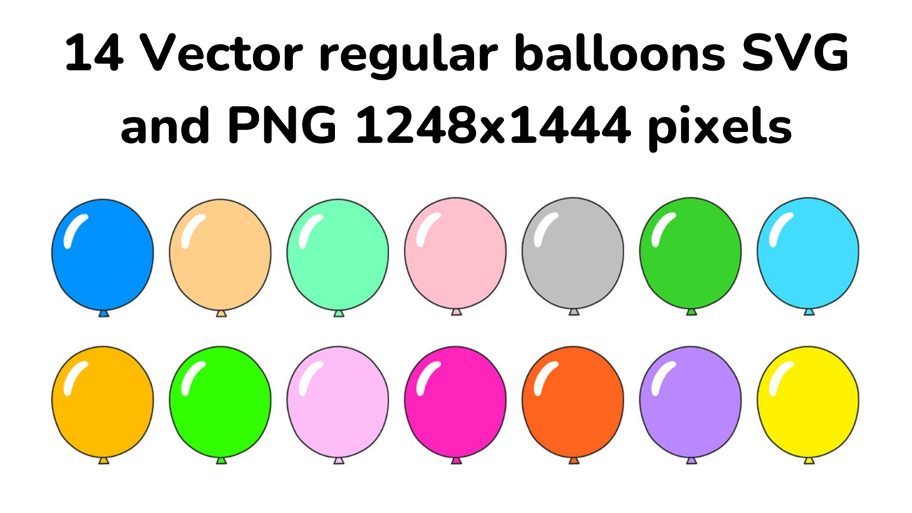 Media 1 for listing Ultimate 2D Balloons Sprites