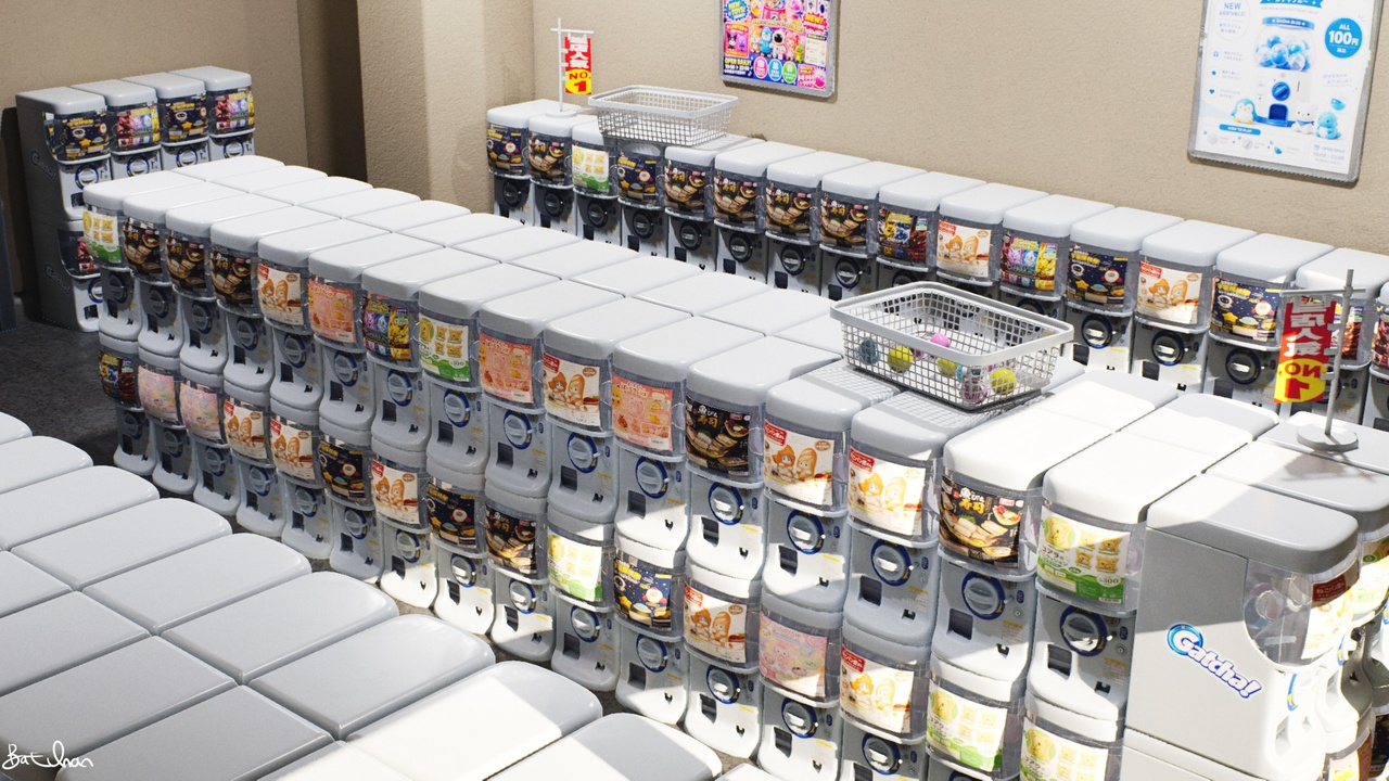 Media 1 for listing Japanese Gacha Store Environment