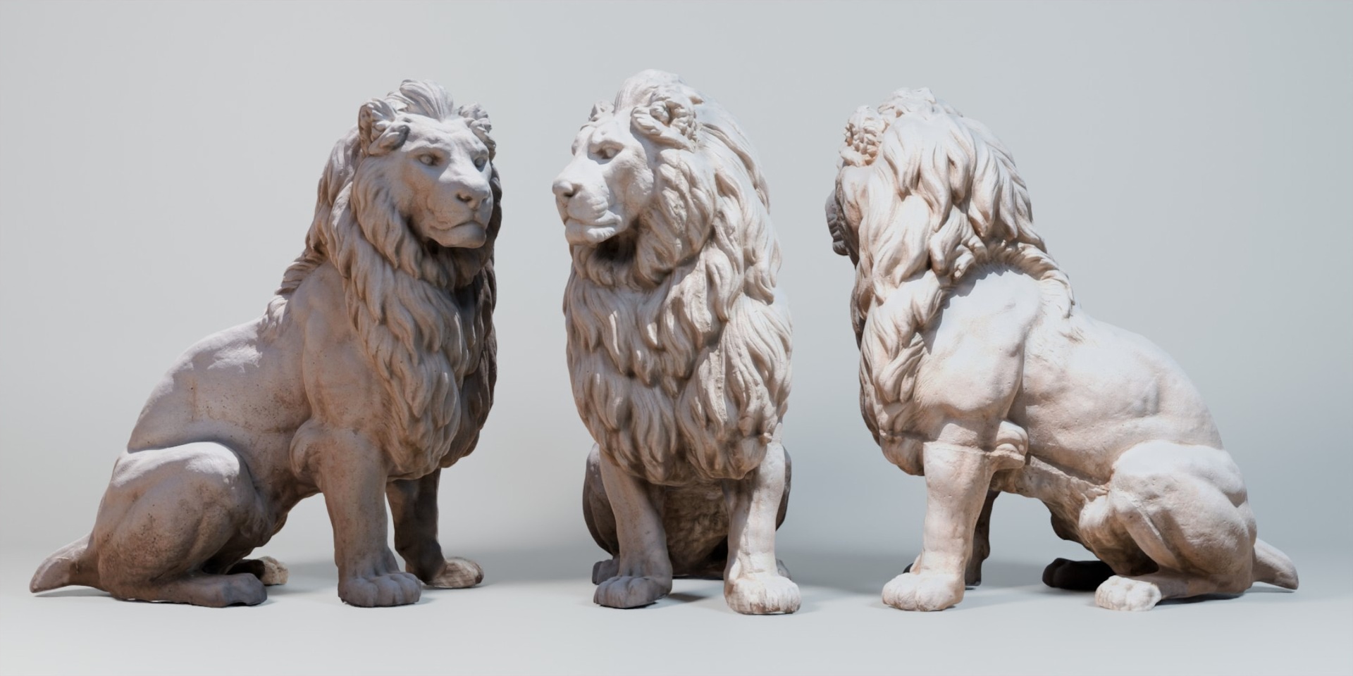 Media 1 for listing Lion Statue 3D Scan