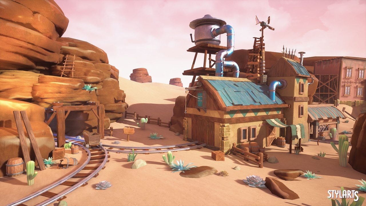 Stylized Desert House ( Stylized Stylised Desert Cave Cave Sand Sand Sand )
