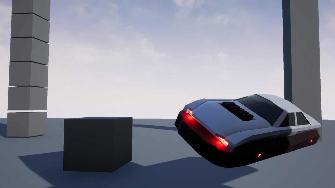 Media 1 for listing Low Poly Flying Car