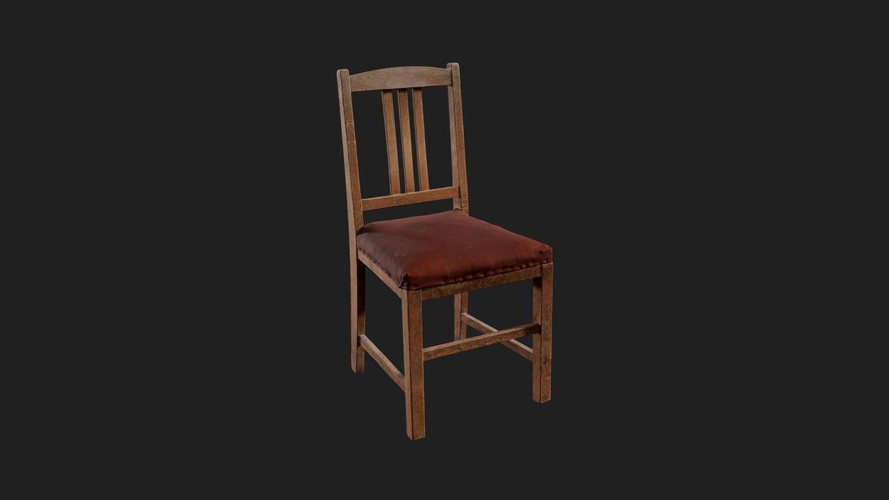 Media 1 for listing Urban Japanese School Chair Wooden Old 02