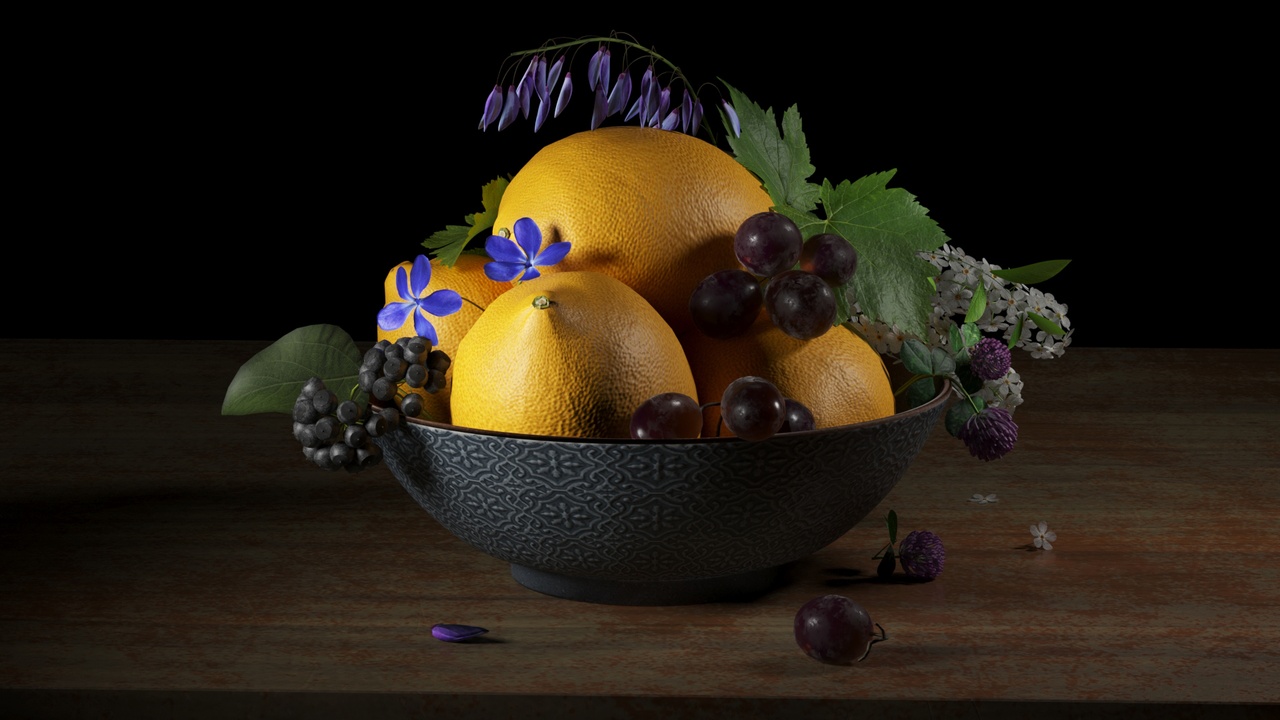 Медиа 1 для объявления Bowl with lemons, decor