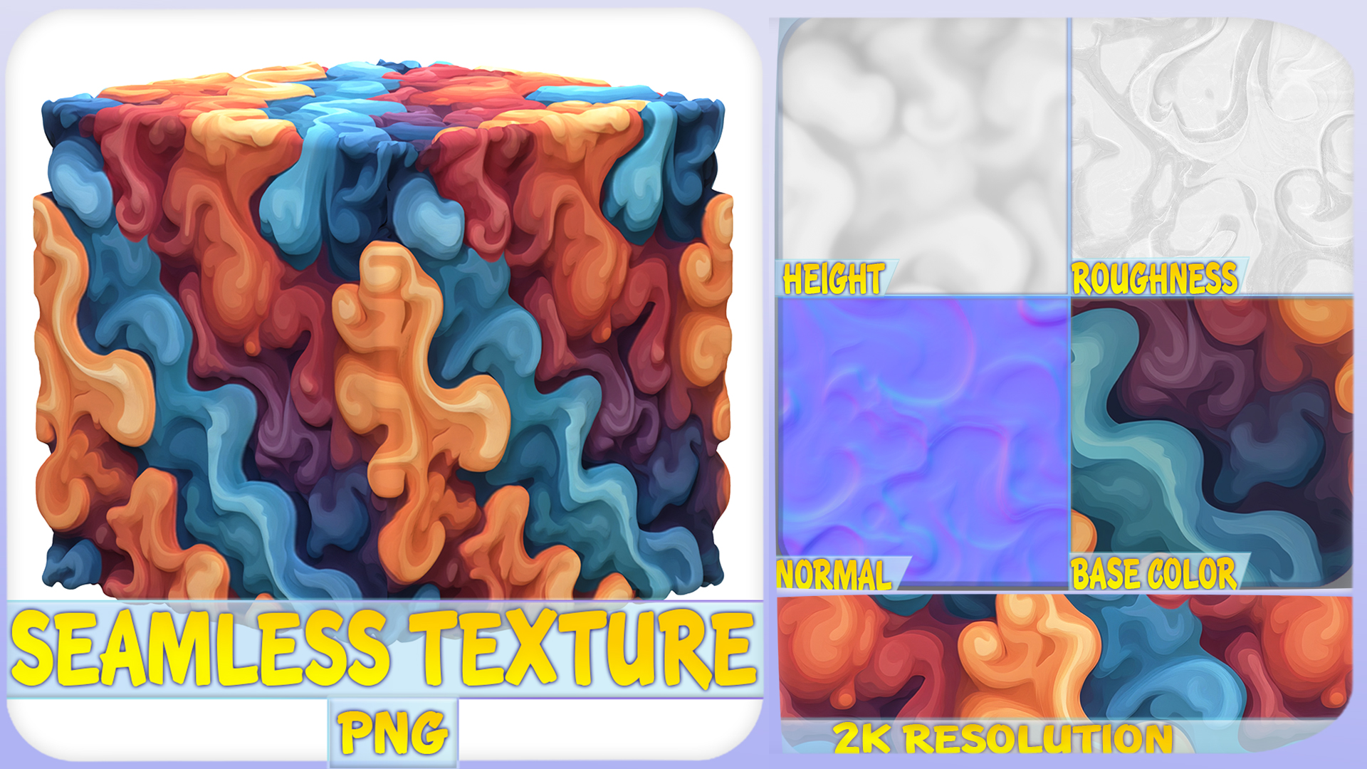 Stylized Alien Seamless Texture | Fab