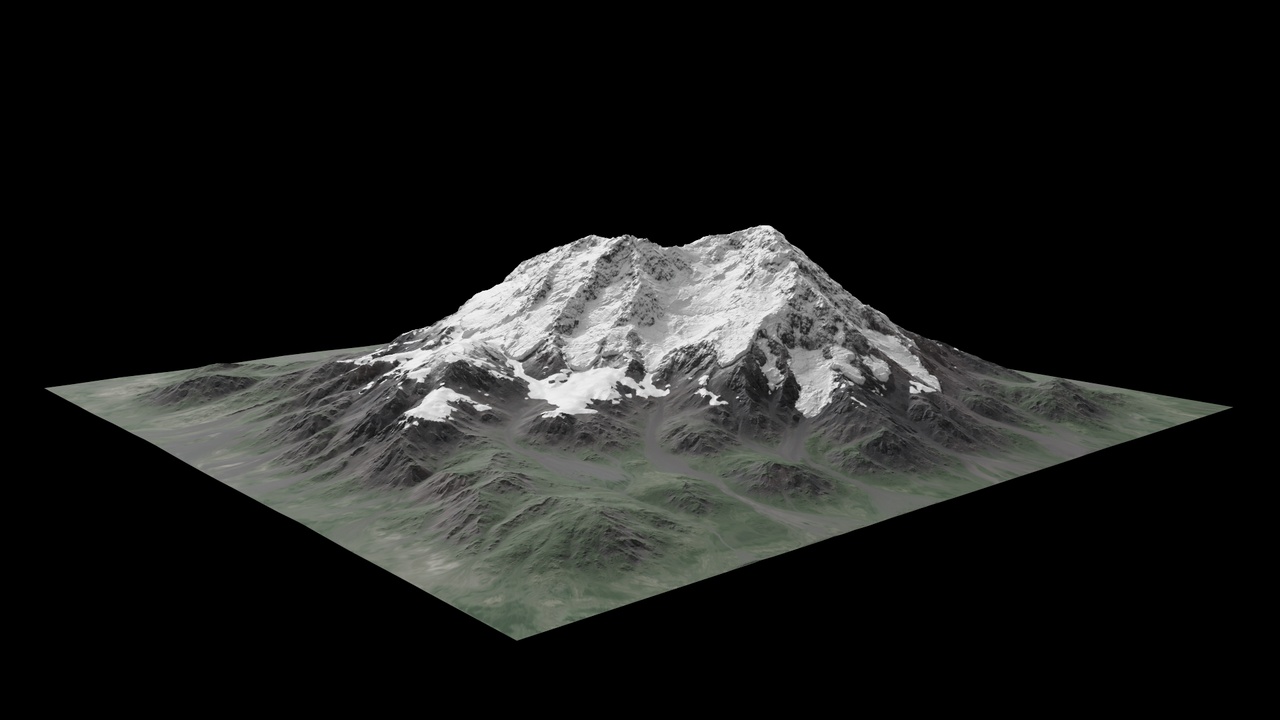 Media 1 for listing Snow Mountain Glacier Model