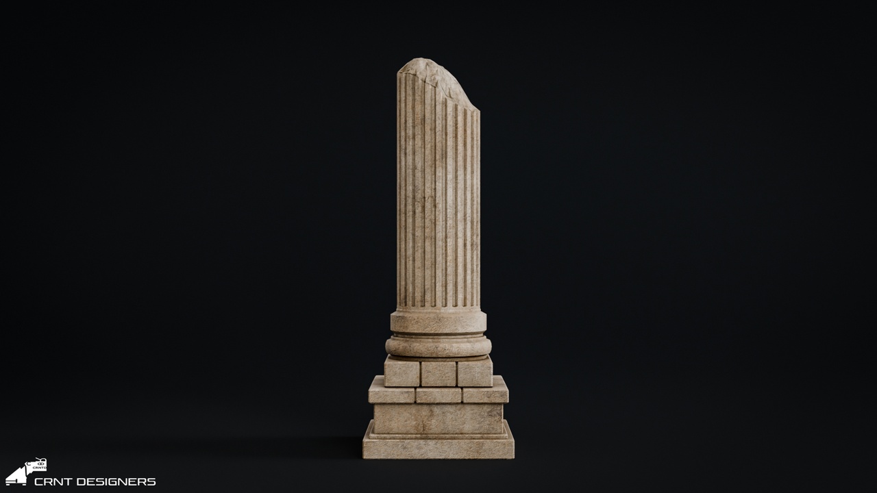 Media 1 for listing Broken Classical Column - UE4 And UE5 Optimized