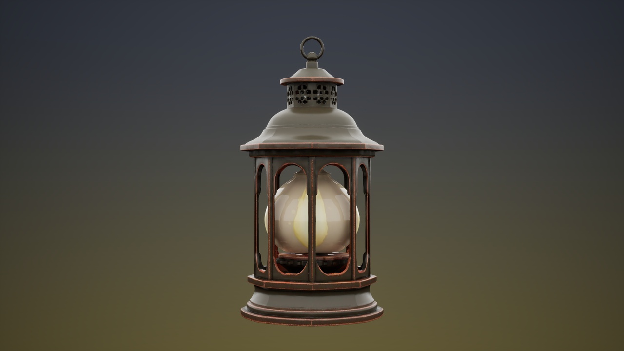 Media 1 for listing Stylized Lantern - 01