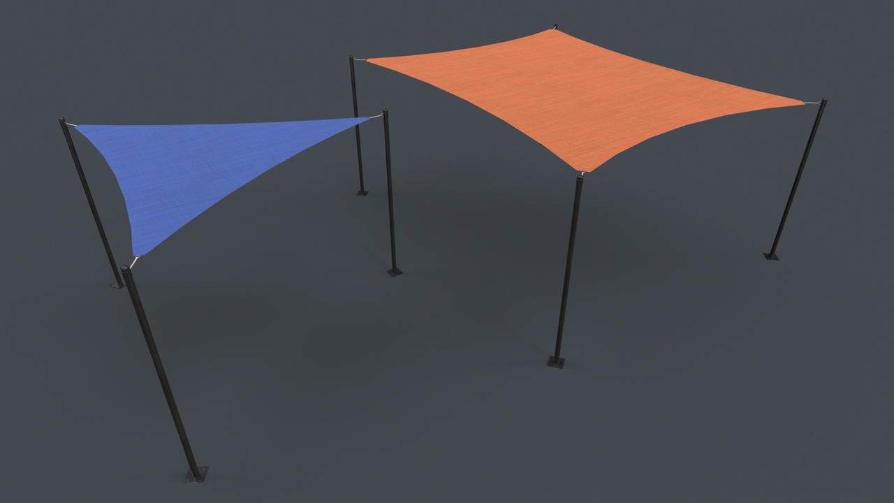 Sun Shade Sails PBR | Fab