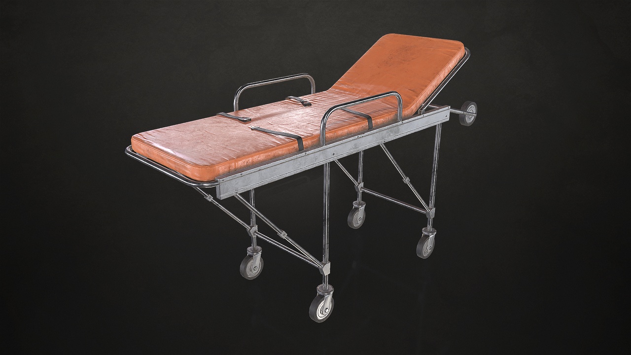 Media 1 for listing Ambulance Stretcher - Low Poly