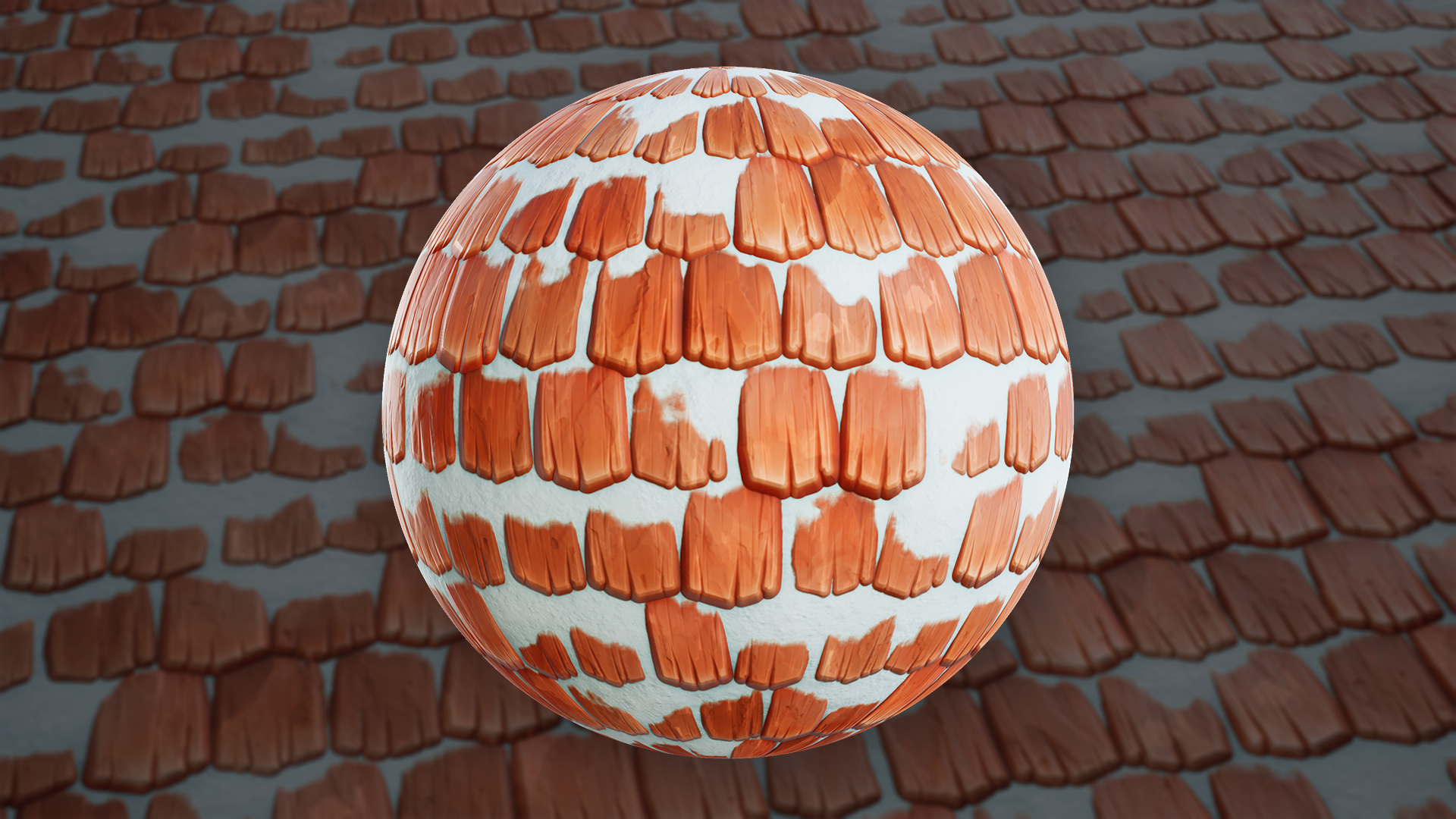 Stylized Snowy Roof 01B - Material | Fab