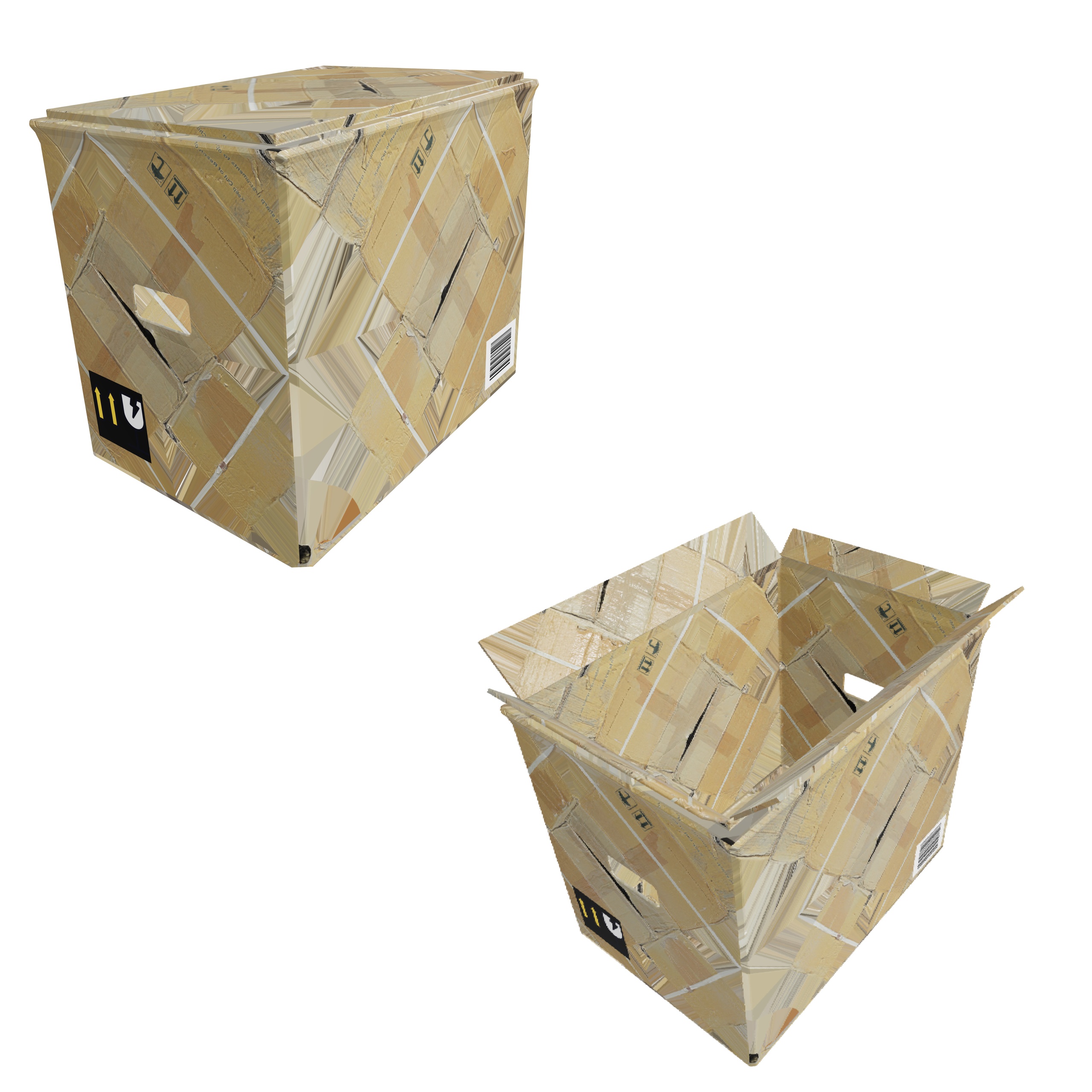 Media 1 for listing Cardboard Box Props Pack