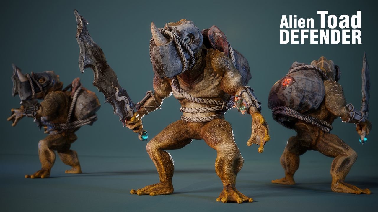Alien Toad Defender 제품 등록을 위한 미디어 1개