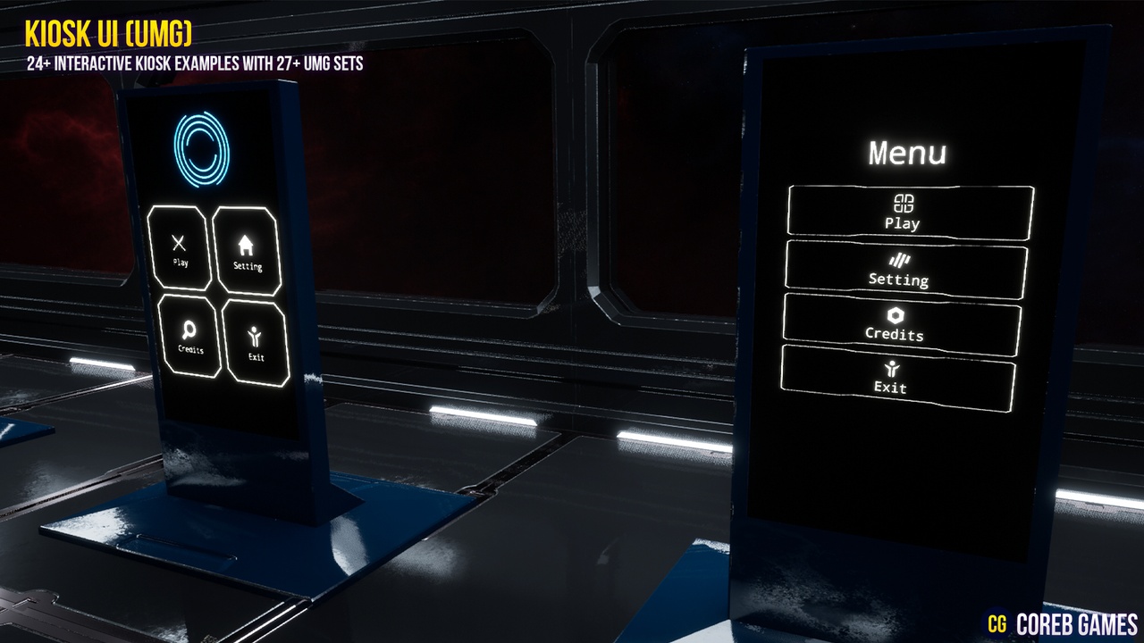 Media 1 for listing Kiosk UI (UMG) Design Pack