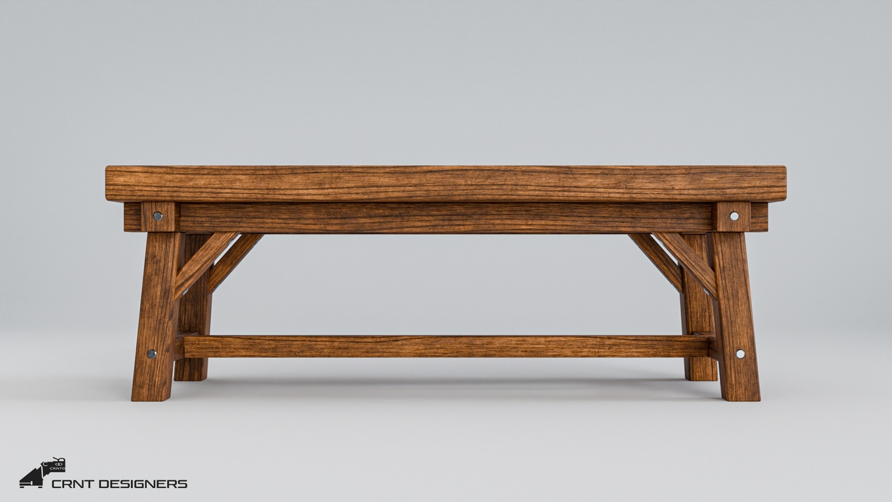 Media 1 for listing Medieval Wooden Table - UE4 And UE5 Optimized - Lowpoly 3D model