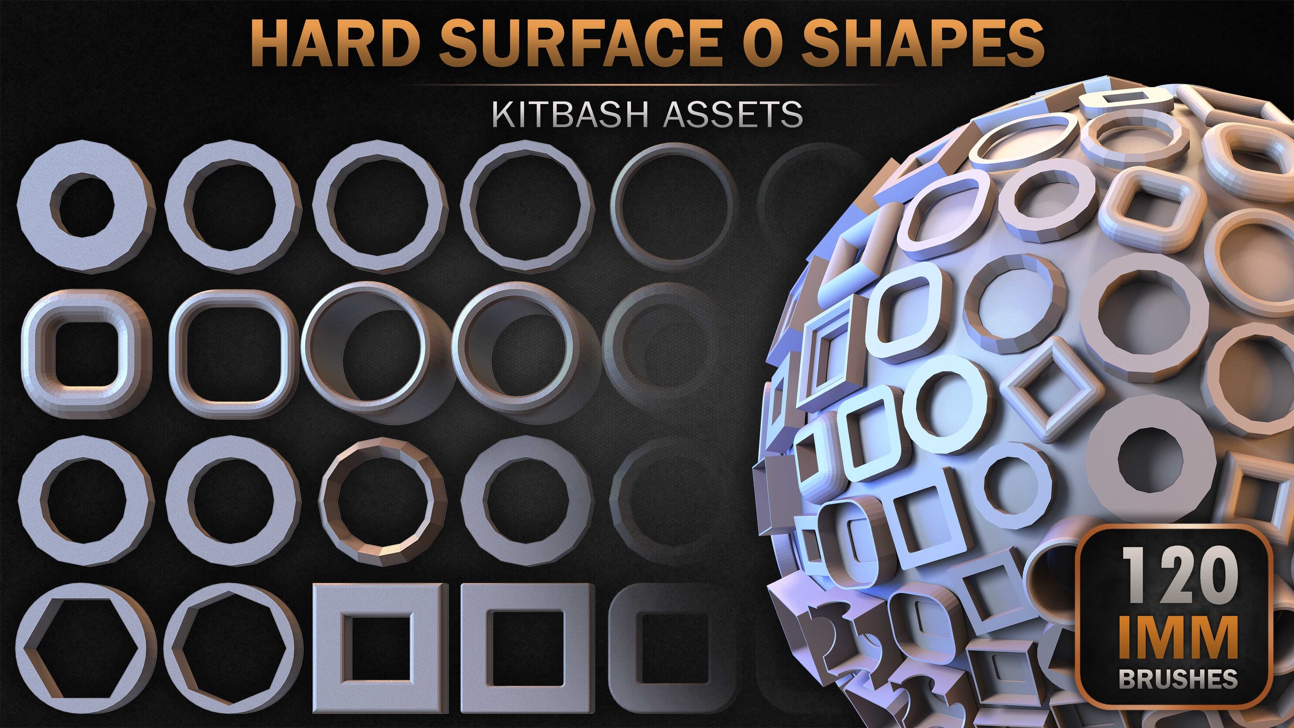 Media 1 for listing 120 Hard Surface IMM O Shapes