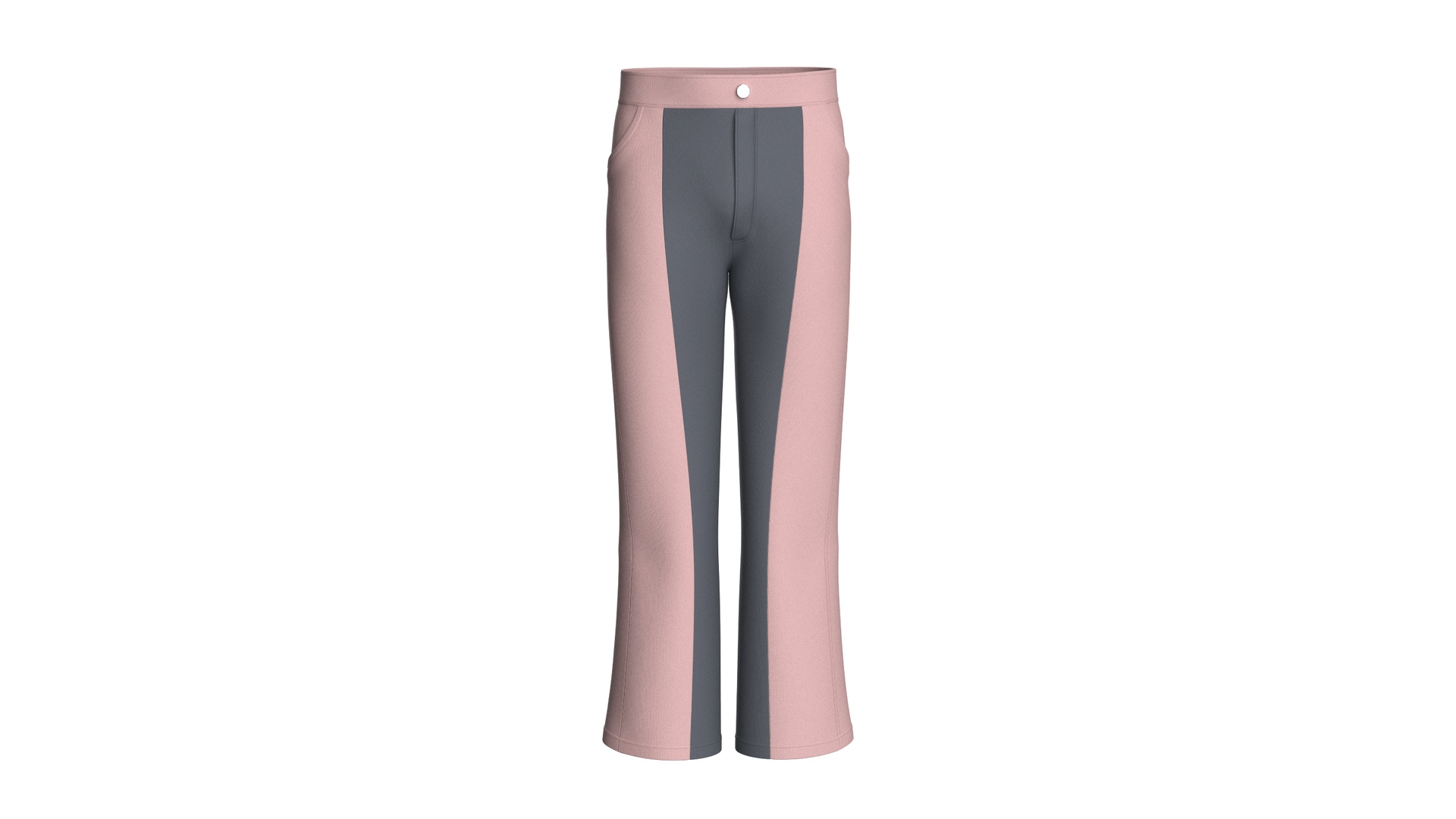 Media 1 for listing Men Color - Blocked Flared Pant | High Poly